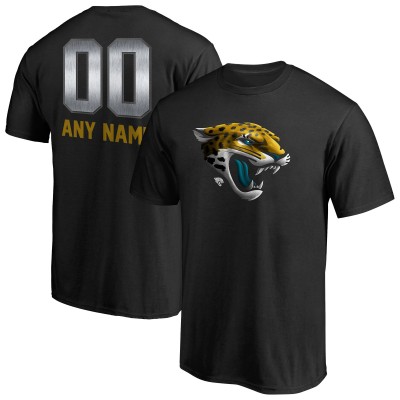 Футболка Jacksonville Jaguars NFL Pro Line by Personalized Midnight Mascot - Black