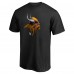 Футболка Minnesota Vikings NFL Pro Line by Personalized Midnight Mascot - Black
