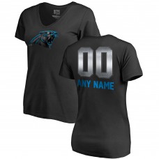 Футболка Carolina Panthers NFL Pro Line by Womens Personalized Midnight Mascot - Black