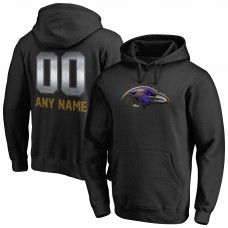 Толстовка Baltimore Ravens NFL Pro Line by Personalized Midnight Mascot - Black