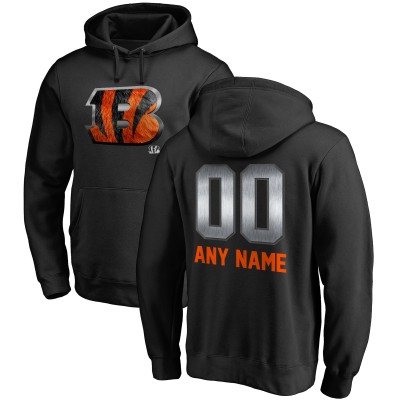 Cincinnati Bengals NFL Pro Line by Personalized Midnight Mascot Pullover Hoodie - Black - оригинальная атрибутика Цинциннати Бенгалс