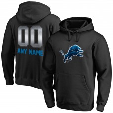Толстовка Detroit Lions NFL Pro Line by Personalized Midnight Mascot - Black