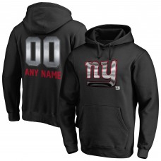 Именная толстовка с капюшоном New York Giants NFL Midnight Mascot - Black