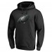 Именная толстовка с капюшоном Philadelphia Eagles NFL Midnight Mascot - Black