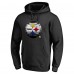 Pittsburgh Steelers Black Personalized Midnight Mascot Pullover Hoodie