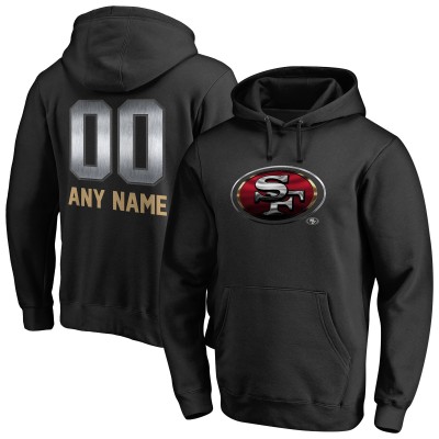 Толстовка San Francisco 49ers Personalized Midnight Mascot - Black