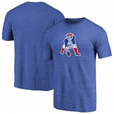 Футболка New England Patriots Throwback Logo Tri-Blend II - Royal