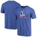 Футболка New England Patriots Throwback Logo Tri-Blend II - Royal