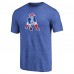 Футболка New England Patriots Throwback Logo Tri-Blend II - Royal