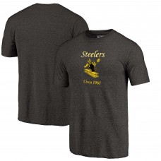 Футболка Pittsburgh Steelers Throwback Logo - Black