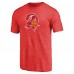 Футболка Tampa Bay Buccaneers Throwback Logo Tri-Blend - Red