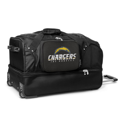 Спортивная сумка на колесах Los Angeles Chargers MOJO 27 2-Wheel Drop Bottom - Black