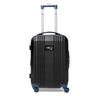 New England Patriots MOJO Navy 21 Hardcase Two-Tone Spinner Carry-On
