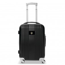 New Orleans Saints MOJO 21 Hardcase Two-Tone Spinner Carry-On - Black
