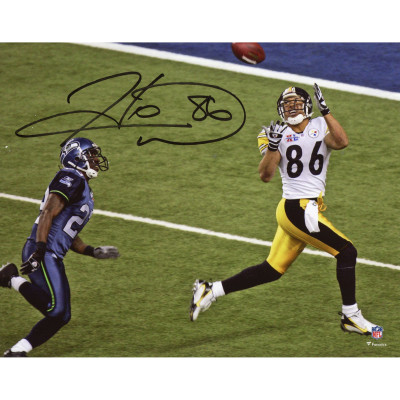 Фото с автографом Pittsburgh Steelers Hines Ward Fanatics Authentic 8 x 10 SB XL Catch