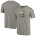 Футболка New Orleans Saints Throwback Logo Tri-Blend - Ash