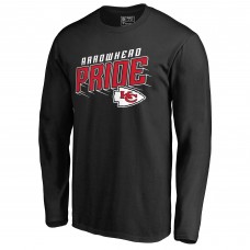 Футболка с длинным рукавом Kansas City Chiefs Hometown Collection - Black