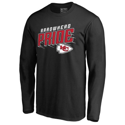 Футболка с длинным рукавом Kansas City Chiefs Hometown Collection - Black