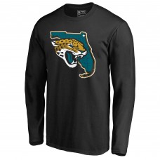 Футболка с длинным рукавом Jacksonville Jaguars Hometown Collection - Black