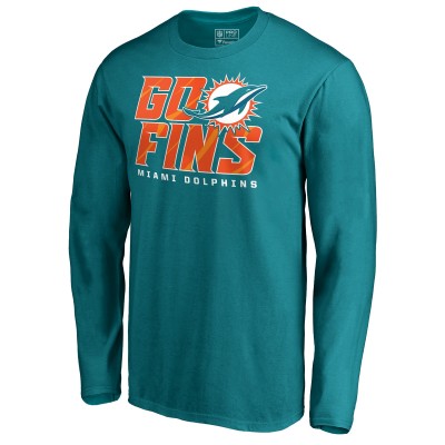 Футболка с длинным рукавом Miami Dolphins Hometown Collection - Aqua