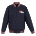 Куртка Denver Broncos JH Design Poly Twill Varsity - Navy