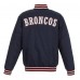 Куртка Denver Broncos JH Design Poly Twill Varsity - Navy
