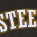 Куртка Pittsburgh Steelers JH Design Black Poly Twill Varsity
