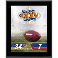 Fanatics Authentic Baltimore Ravens vs. New York Giants Super Bowl XXXV 10.5 x 13 Sublimated Plaque