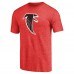 Футболка Atlanta Falcons NFL Pro Line Throwback Logo Tri-Blend - Red