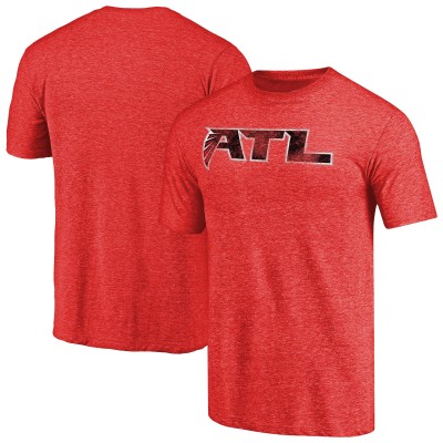 Футболка Atlanta Falcons NFL Pro Line Distressed Alternate Logo Secondary Tri-Blend - Red