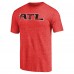 Футболка Atlanta Falcons NFL Pro Line Distressed Alternate Logo Secondary Tri-Blend - Red