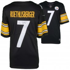 Autographed Pittsburgh Steelers Ben Roethlisberger Fanatics Authentic Nike Black Limited Jersey