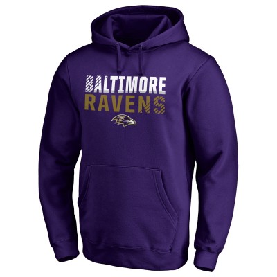 Толстовка Baltimore Ravens Purple Iconic Collection Fade Out