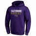 Толстовка Baltimore Ravens Purple Iconic Collection Fade Out