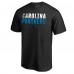 Футболка Carolina Panthers Black Iconic Collection Fade Out
