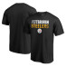 Футболка Pittsburgh Steelers Fanatics Black Iconic Collection Fade Out II Футболка Pittsburgh Steelers Fanatics Black Iconic Collection Fade Out II