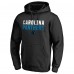 Толстовка Carolina Panthers Black Iconic Collection Fade Out