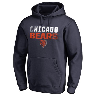 Толстовка Chicago Bears Navy Iconic Collection Fade Out
