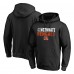 Cincinnati Bengals Black Iconic Collection Fade Out Pullover Hoodie