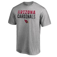 Arizona Cardinals Ash Iconic Collection Fade Out T-Shirt