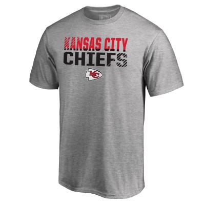 Футболка Kansas City Chiefs Iconic Collection Fade Out II - Heather Gray