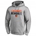 Cincinnati Bengals Ash Iconic Collection Fade Out Pullover Hoodie