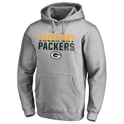 Толстовка Green Bay Packers Iconic Collection Fade Out - Ash