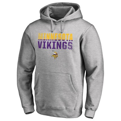 Толстовка Minnesota Vikings Iconic Collection Fade Out - Ash