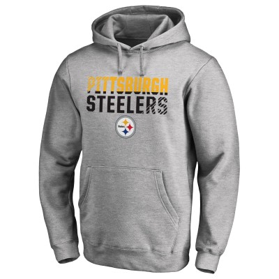 Толстовка Pittsburgh Steelers Iconic Collection Fade Out - Ash