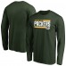 Футболка с длинным рукавом Green Bay Packers Green Iconic Collection On Side Stripe