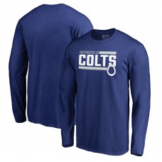 Футболка с длинным рукавом Indianapolis Colts NFL Pro Line by Iconic Collection On Side Stripe - Royal