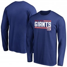Футболка с длинным рукавом New York Giants Iconic Collection On Side Stripe - Royal