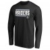 Футболка с длинным рукавом Las Vegas Raiders Iconic Collection On Side Stripe - Black