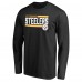 Футболка с длинным рукавом Pittsburgh Steelers Iconic Collection On Side Stripe - Black